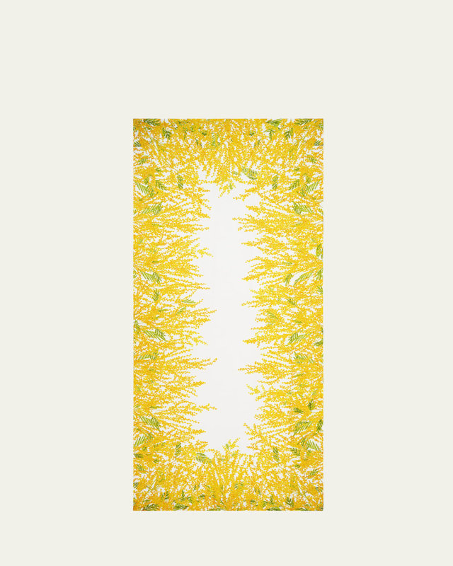 Mimosa Linen Tablecloth, 65" x 98"
